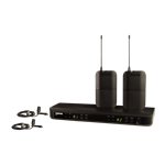Shure BLX188/CVL Dual Channel Wireless Lavalier System  H11 Band