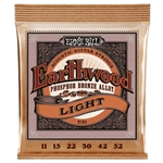 Ernie Ball 2148 Earthwood Light Acoustic Guitar Strings 11-52