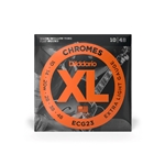 D'Addario ECG23 Chromes Flat Wound Electric Guitar Strings Extra Light 10-48