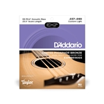 D'Addario EXPPBB190GS Taylor GS Mini Bass Guitar Strings Light 37-90