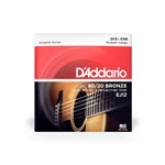 D'Addario EJ12 Medium Acoustic Guitar Strings 13-56