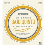 D'Addario EJS85 Bajo Quinto Stainless Steel