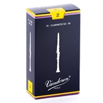 Vandoren #2 Traditional Bb Clarinet Reeds Box of 10