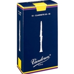 Vandoren #4 Traditional Bb Clarinet Reeds Box of 10