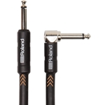 Roland 20ft Instrument Cable,  Angled to Straight 1/4" jack