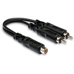 Hosa RCAF to Dual RCA Y Cable
