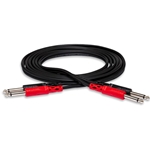 Hosa CPP201 Dual 1/4 in TS to Same Cable
