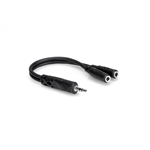 Hosa 3.5 mm TRS to Dual 3.5 mm TRSF Y-Cable