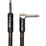 Roland 10ft  Instrument Cable, Angled to Straight 1/4" jack