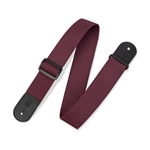 Levy's Poly Guitar Strap Burgandy