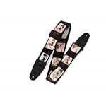 Levy 2" Sonic-art Polyester Guitar Strap Featuring Original Artist Design