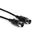 Hosa 5' MIDI Cable Black