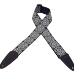 Levy 2" Jacquard Weave Guitar Strap With Garment Leather Backing