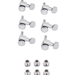 Fender Locking Stratocaster/Telecaster Staggered Tuning Machines (Polished Chrome) (6)