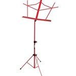 On Stage SM7122RB Compact Sheet Music Stand with Bag Red