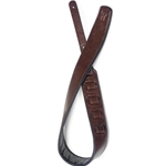 Stagg 3" Padded Leather style Guitar Strap Brown