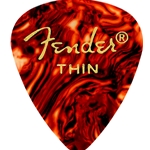 Fender Classic Celluloid Picks 351 Shape Thin 12 Pack