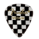 Fender Graphic Picks 351 Shape, Checker Medium 12 Pack