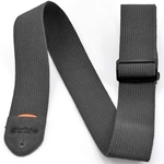 Martin Woven Black with Black Leather Ends Guitar Strap