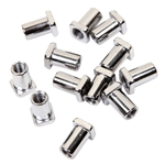 Gibraltar SC-LN 7/32" Small Swivel Nut Inserts for Snare Tom Drum Lug 12 Pack