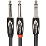 Roland  Insert/splitter cable—1/8-inch TRS to two 1/4-inch, 10 ft./1.5 m length.