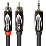 Roland Insert/splitter cable 1/8 inch TRS to two RCA connectors, 5 ft./1.5 m length