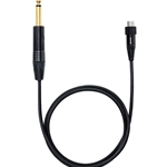 Shure Premium threaded locking TQG connector guitar cable (functions with GLXD1, ULXD1, AXT100)