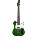 ESP LTD SCT-607B Baritone Stephen Carpenter Green Sparkle Electric Guitar