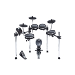 Alesis 8 Piece Drum Kit with Over 300
Sounds, All Mesh Pads, 3 Sided
Chrome Rack. Electronic Drums