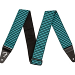 Fender Houndstooth Jacquard Guitar Strap Teal