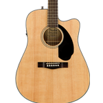 Fender CD-60SCE Dreadnought  Natural Acoustic Electric Guitar