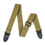 Dunlop Ribbed Cotton Olive Green Guitar Strap