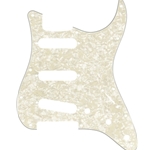 Fender Pickguard, Stratocaster® S/S/S, 11-Hole Mount, Aged White Pearl, 4-Ply