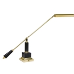 House of Troy PS10-190-M  26" Counter Balance Polished Brass and Black Marble Piano/Desk Lamp