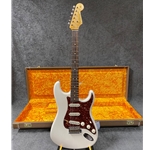 Fender 1963 STRATOCASTER JOURNEYMAN RELIC MASTERBUILT BY YURIY SHISHKOV, AGED ARCTIC WHITE Electric Guitar