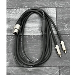 RapcoHorizon 6' Female XLR to Two RCA Male Cable
