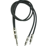 Horizion Male 1/4 to Two RCA Male 6' Cable