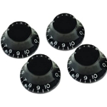 Gibson Top Hat Knobs - Black 4/Pkg