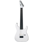 ESP LTD M-7BHT Baritone Artic Metal Snow White Satin Electric Guitar
