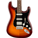 Fender Player Stratocaster HSS Plus Top, Pau Ferro Fingerboard, Tobacco Sunburst Electric Guitar