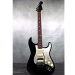 Fender Ultra Luxe Stratocaster Floyd Rose HSS, Rosewood Fingerboard, Mystic Black Electric Guitar