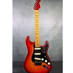 Fender Ultra Luxe Stratocaster Maple Fingerboard, Plasma Red Burst Electric Guitar