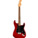 Fender Noventa Stratocaster, Pau Ferro Fingerboard, Crimson Red Transparent Electric Guitar