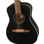 Fender Joe Strummer Campfire Matte Black Acoustic Electric Guitar