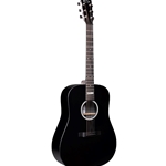 Martin DX Johnny Cash Dreadnought Acoustic Electric Guitar Black With Gig Bag