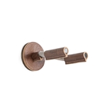 Levy's Smoke Forged Guitar Hanger w/ Brown Leather