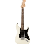 Squier Affinity Series Stratocaster HH,Laurel Fingerboard, Black Pickguard, Olympic White Electric Guitar