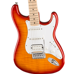 Squier Affinity Series Stratocaster FMT HSS, Maple Fingerboard, White Pickguard, Sienna Sunburst Electric Guitar
