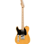 Squier Affinity Series Telecaster Left-Handed, Maple Fingerboard, Black Pickguard, Butterscotch Blonde Electric Guitar