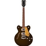 Gretch G5622 Electromatic Center Block Double Cut with V Stoptail, Laurel Fingerboard, Black Gold Electric Guitar